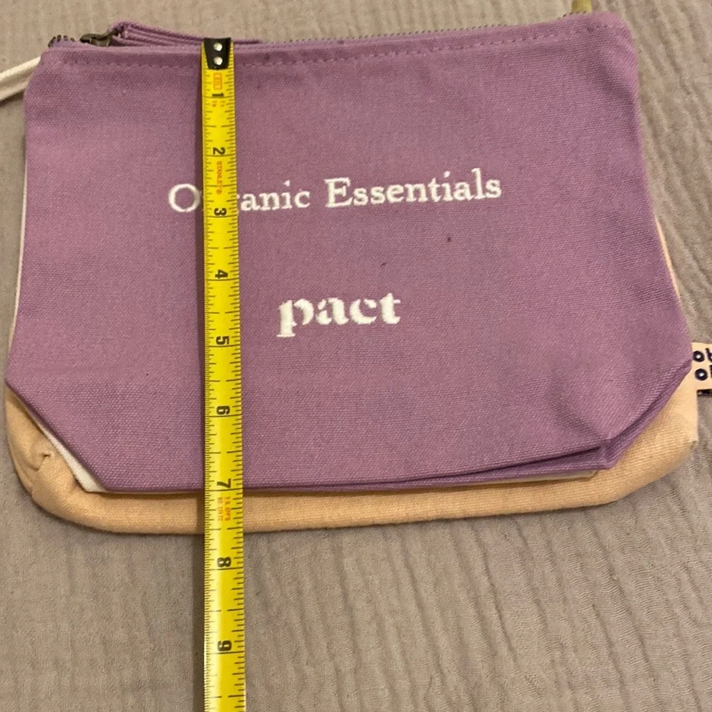 Pact Purple and Tan & Not Pot Pouch Set